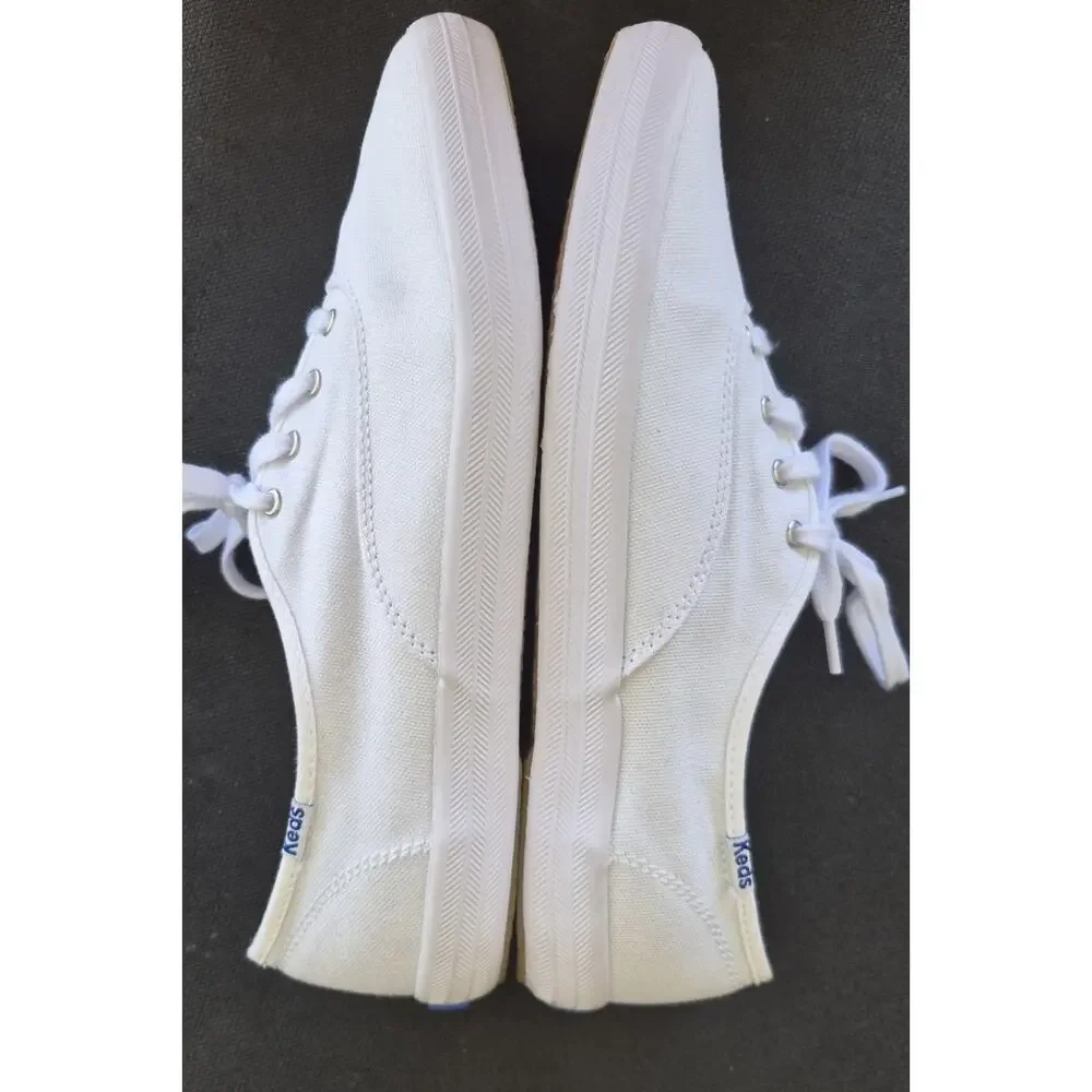 New Keds Champion White Canvas Sneakers Women's Size 9